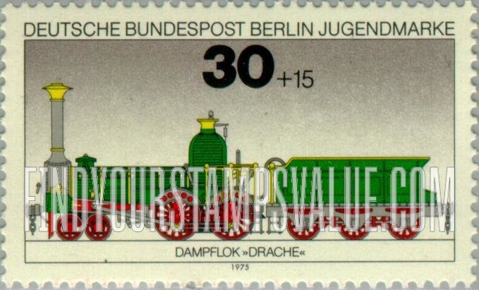 FindYourStampsValue: OCCUPATION SEMI-POSTAL - Locomotive Type of 1975: Dragon