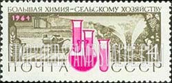 FindYourStampsValue: Russia: USSR, Importance of the Chemical Industry for the National Economy - Fertilizers and Pest Control