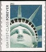 FindYourStampsValue: STATUE OF LIBERTY, Self-Adhesive Coil stamp