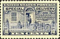 FindYourStampsValue: SPECIAL DELIVERY - Motorcycle Delivery