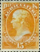 FindYourStampsValue: AGRICULTURE - Daniel Webster
