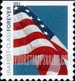 FindYourStampsValue: FLAG, Self-Adhesive Booklet stamp