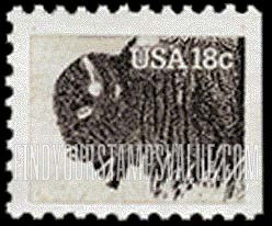 FindYourStampsValue: AMERICAN WILDLIFE - American Buffalo, booklet stamp