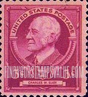 FindYourStampsValue: FAMOUS AMERICAN EDUCATORS - Charles W.Eliot