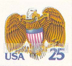 FindYourStampsValue: EAGLE AND SHIELD, Self-adhesive Booklet Stamp