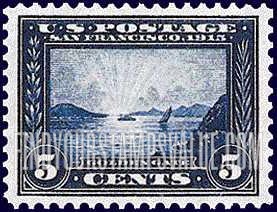 FindYourStampsValue: PANAMA-PACIFIC EXPOSITION ISSUE - Golden Gate