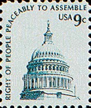 FindYourStampsValue: DOME OF CAPITOL - Americana Issue, Booklet Stamp