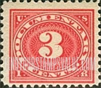 FindYourStampsValue: DOCUMENTARY ISSUE - Three Cents