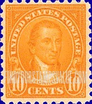 FindYourStampsValue: JAMES MONROE