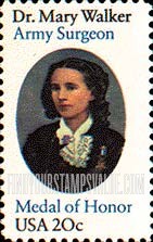 FindYourStampsValue: DR. MARY WALKER - Women's Rights