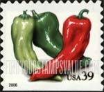 FindYourStampsValue: CROPS OF THE AMERICAS - Chili Peppers, Self-Adhesive Booklet Stamp