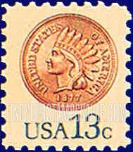 FindYourStampsValue: INDIAN HEAD PENNY, 1877