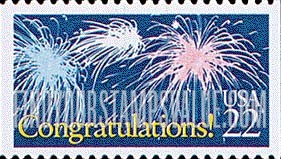 FindYourStampsValue: CONGRATULATIONS! - Special Occasions, Booklet stamp