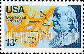 FindYourStampsValue: BENJAMIN FRANKLIN - American Bicentennial