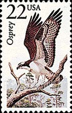 FindYourStampsValue: OSPREY - North American Wildlife