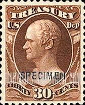 FindYourStampsValue: TREASURY - Alexander Hamilton