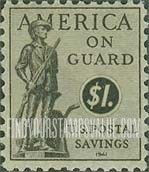 FindYourStampsValue: POSTAL SAVINGS - Minute Man