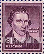 FindYourStampsValue: PATRICK HENRY - Liberty Issue