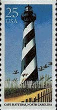 FindYourStampsValue: LIGHTHOUSES - Cape Hatteras, NC, Booklet Stamp