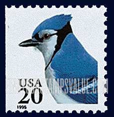 FindYourStampsValue: BLUE JAY - Flora and Fauna, Booklet Stamp
