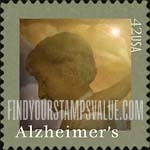 FindYourStampsValue: ALZHEIMER'S AWARENESS, Self-Adhesive stamp