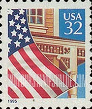 FindYourStampsValue: FLAG OVER PORCH