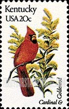 FindYourStampsValue: KENTUCKY - State Birds and Flowers