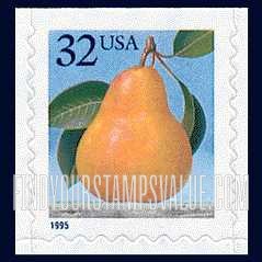 FindYourStampsValue: PEAR - Flora and Fauna, Self-adhesive Booklet stamp