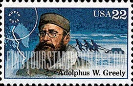 FindYourStampsValue: ADOLPHUS W. GREELY - Arctic Explorers