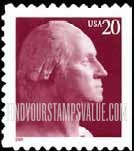 FindYourStampsValue: GEORGE WASHINGTON, Self-Adhesive Booklet Stamp