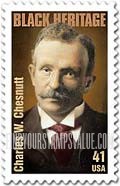 FindYourStampsValue: BLACK HERITAGE - Charles W.Chestnut, Self-Adhesive stamp