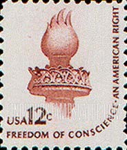 FindYourStampsValue: TORCH, STATUE OF LIBERTY - Americana Issue