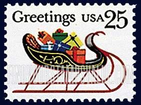 FindYourStampsValue: CHRISTMAS - Sleigh Full of Presents