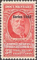 FindYourStampsValue: DOCUMENTARY ISSUE - L.J. Gage