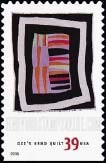 FindYourStampsValue: AMERICAN TREASURES SERIES, QUILTS OF GEE'S BEND, ALABAMA - Medallion, Self-Adhesive Booklet Stamp