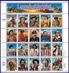 FindYourStampsValue: LEGENDS OF THE WEST