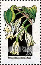 FindYourStampsValue: WILDFLOWERS - Smooth Solomon's Seal