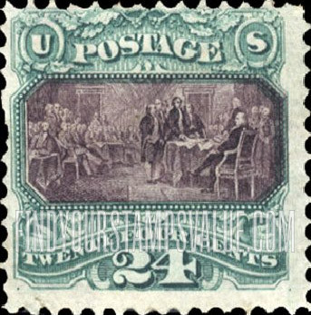 FindYourStampsValue: THE DECLARATION OF INDEPENDENCE - Re-issue