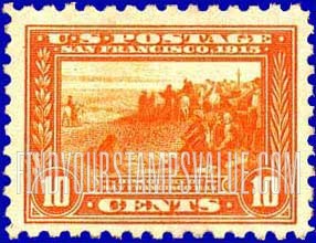 FindYourStampsValue: PANAMA-PACIFIC EXPOSITION ISSUE - Discovery of San Francisco