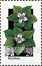 FindYourStampsValue: WILDFLOWERS - Bunchberry