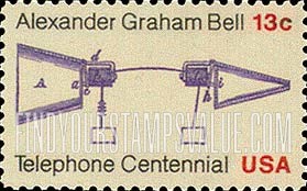 FindYourStampsValue: TELEPHONE CENTENNIAL