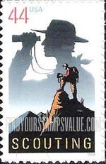 FindYourStampsValue: CENTENNIAL OF BOY SCOUTS OF AMERICA, Self-Adhesive stamp