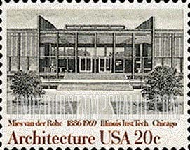 FindYourStampsValue: MIES VAN DER ROBE, ILL. INST. OF TECH - American Architecture