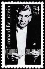 FindYourStampsValue: LEONARD BERNSTEIN, CONDUCTOR