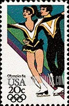 FindYourStampsValue: WINTER OLYMPICS, SARAJEVO 1984 - Ice dancing