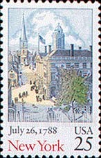 FindYourStampsValue: RATIFICATION OF THE CONSTITUTION BICENTENNIAL - New York