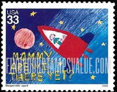 FindYourStampsValue: STAMPIN' THE FUTURE CHILDREN'S STAMP DESIGN CONTEST WINNERS - Picture by Morgan Hill, Self-Adhesive stamp