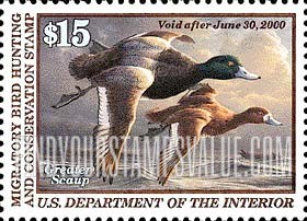 FindYourStampsValue: GREATER SCAUP
