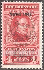 FindYourStampsValue: DOCUMENTARY ISSUE - J.C. Spencer