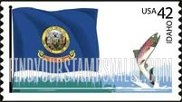 FindYourStampsValue: FLAGS OF OUR NATION - Idaho, Self-Adhesive Coil stamp